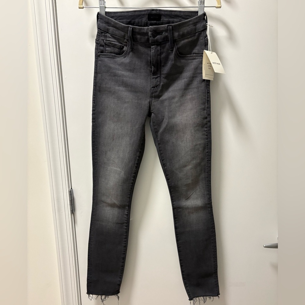 Mother High Waisted Looker Ankle Fray Size 24 NWT - Picture 5 of 16